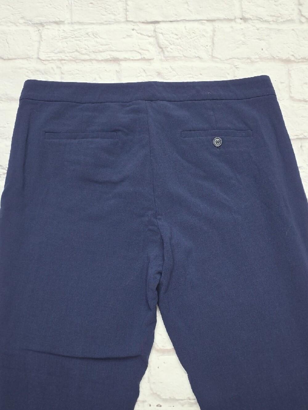 Ralph Lauren Black Label Dress Pants Sz 12(34x28) Blue Straight Wool Blend - Picture 12 of 12